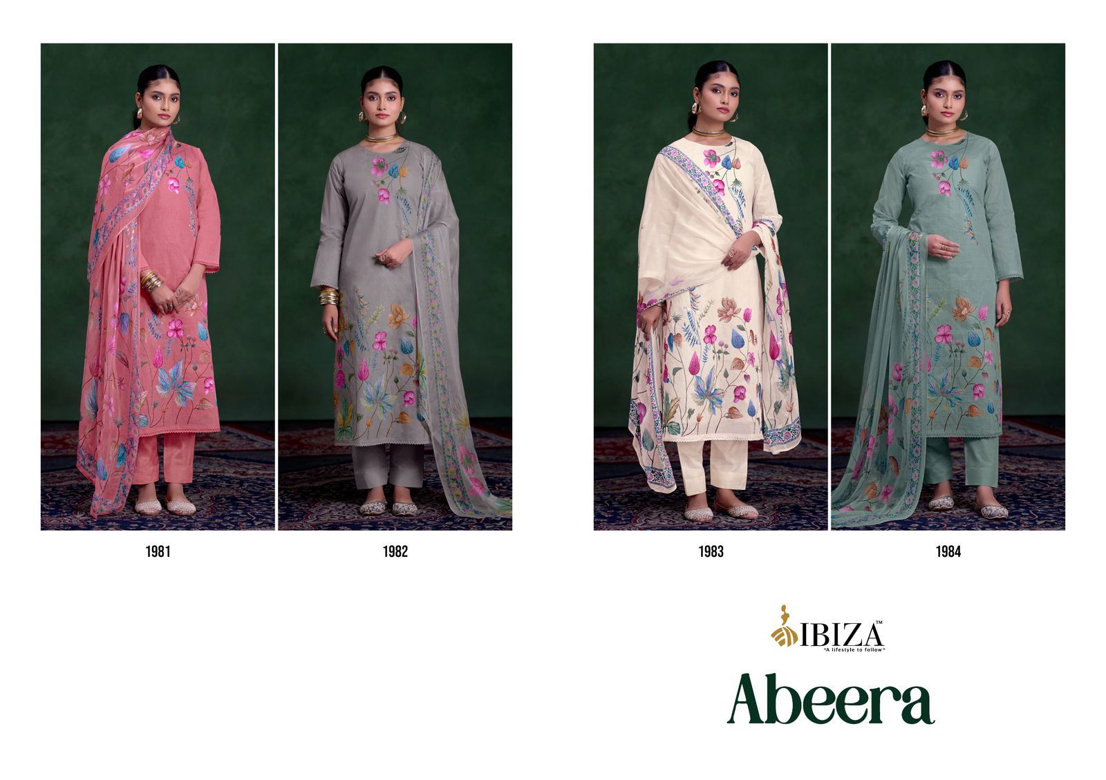 Abeera By Ibiza Orgendi Digital Printed Salwar Kameez Wholesale In India